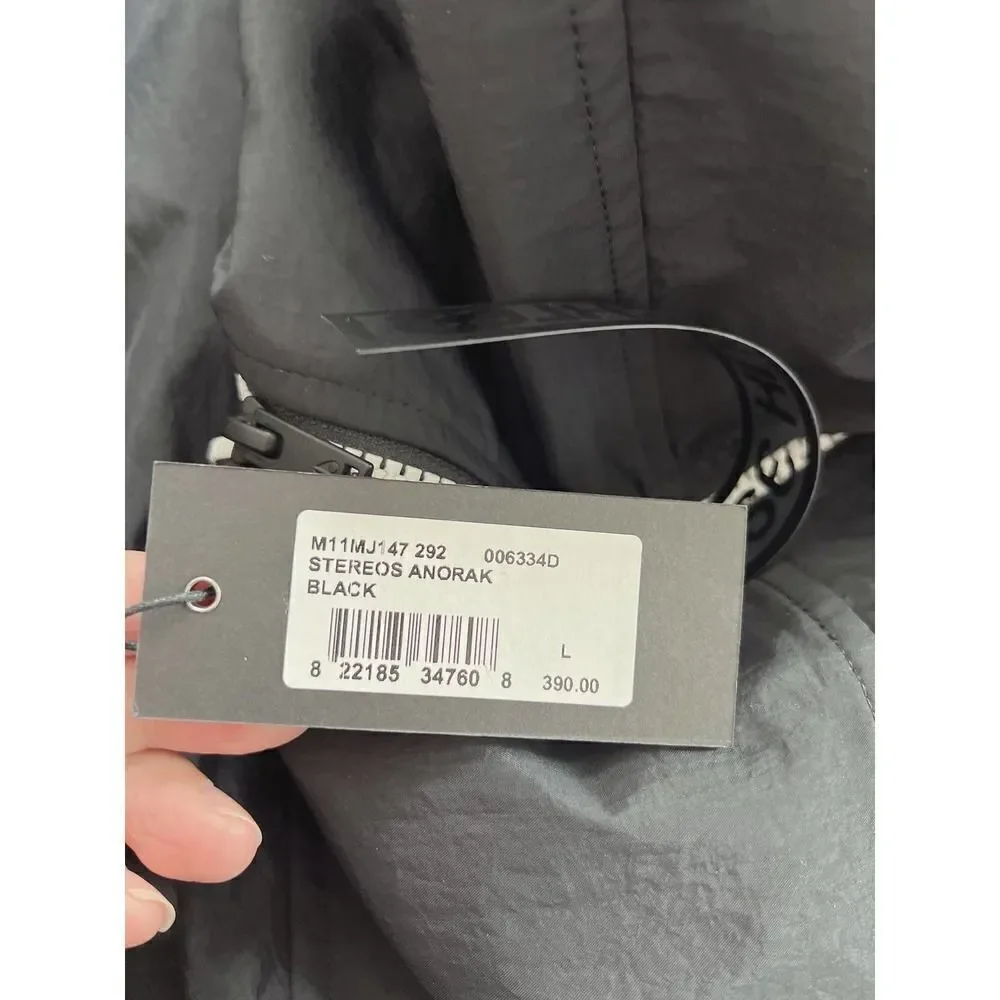 Moose Knuckles Steroes Anorak wind break jacket black